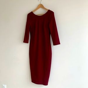 Express Three Quarter Sleeve Dress holiday party dress